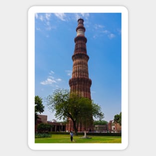 Qutub Minar from outside. Sticker